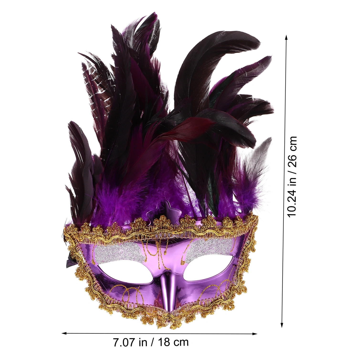Venetian Mask Festival Plumage Masquerade Mask Halloween Plumage Mask Photo Prop
