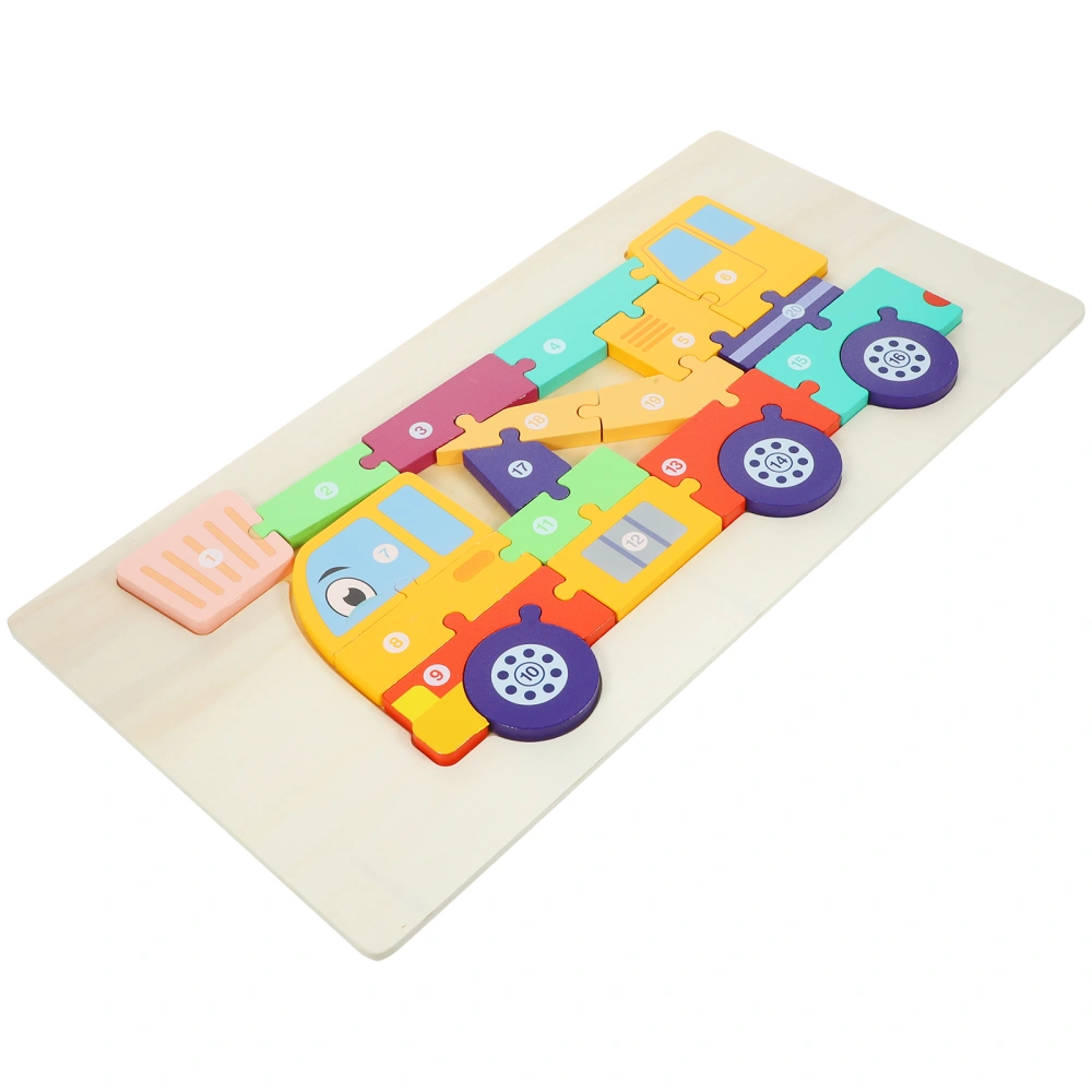 1 Set Children Puzzle Toys Wooden Puzzles for Toddlers Wooden Puzzles Kids Educational Puzzle Toy