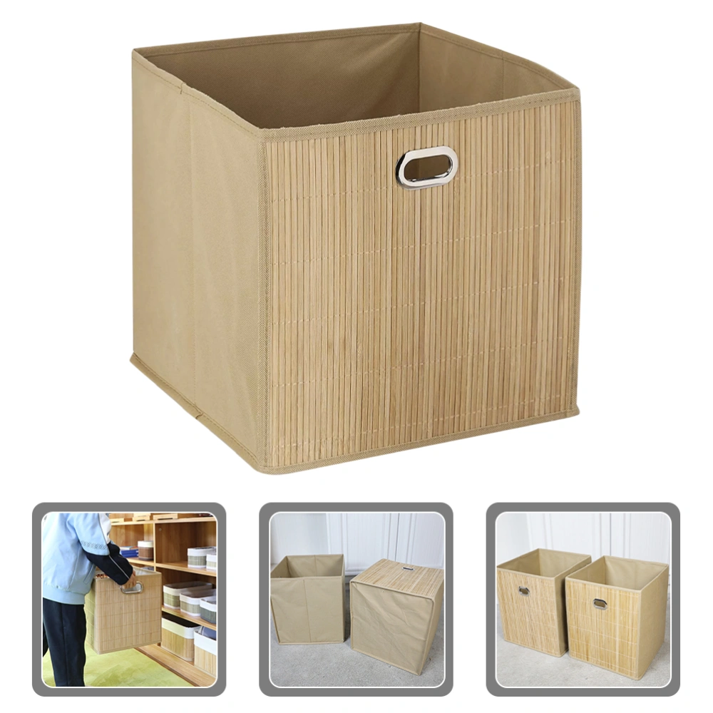 Large Laundry Hamper Bamboo Clothes Storage Basket Closet Organizer Sundry Organizer for Home