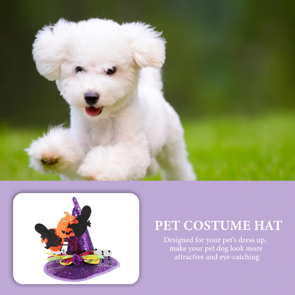 Halloween Pet Hat Decorative Kitten Hat Cosplay Accessory Halloween Pets Costume