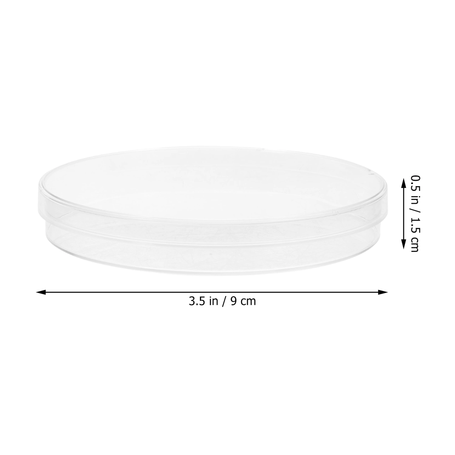 10Pcs Culture Dish Clear Culture Plates Culture Tray Culture Holder Laboratory Culture Dishes