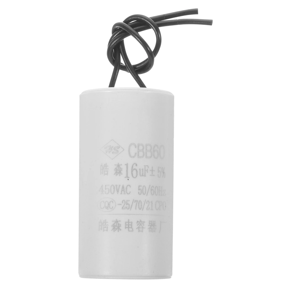 Ac Capacitor 16uf 450v Motor Running Capacitor Electronic Element For Washer