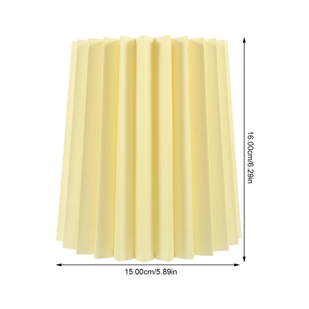 Lampshade Small Pleat E27/E14 Base Cloth Lampshade Indoor Light Cover Shade