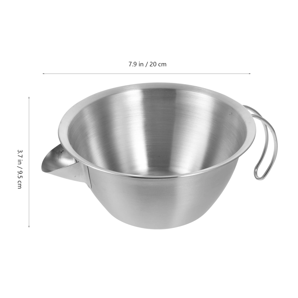 Stainless Steel Food Basin Practical Vegetable Washing Basin Kitchen Prepared Food Storage Bowl