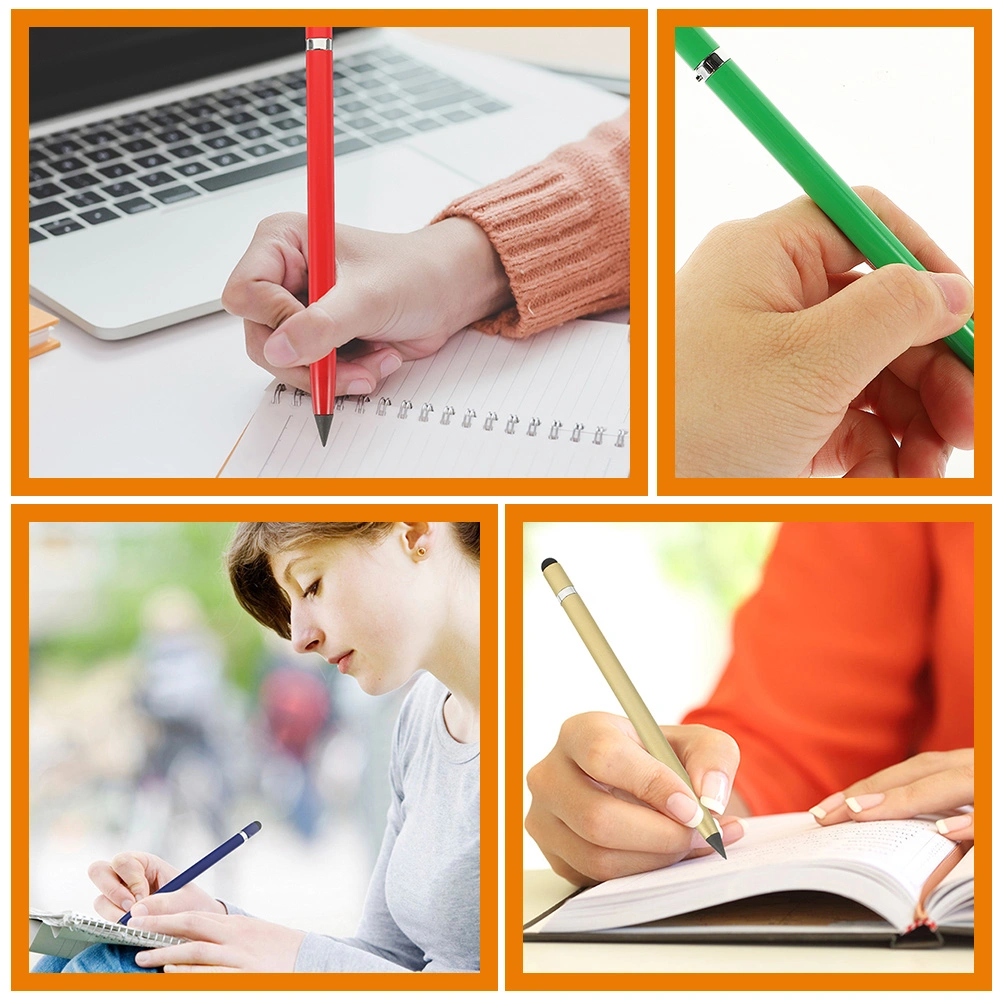 6Pcs Inkless Pencils Painting Everlasting Pencils Erasable Metal Pencils Everlasting Pencils for Students