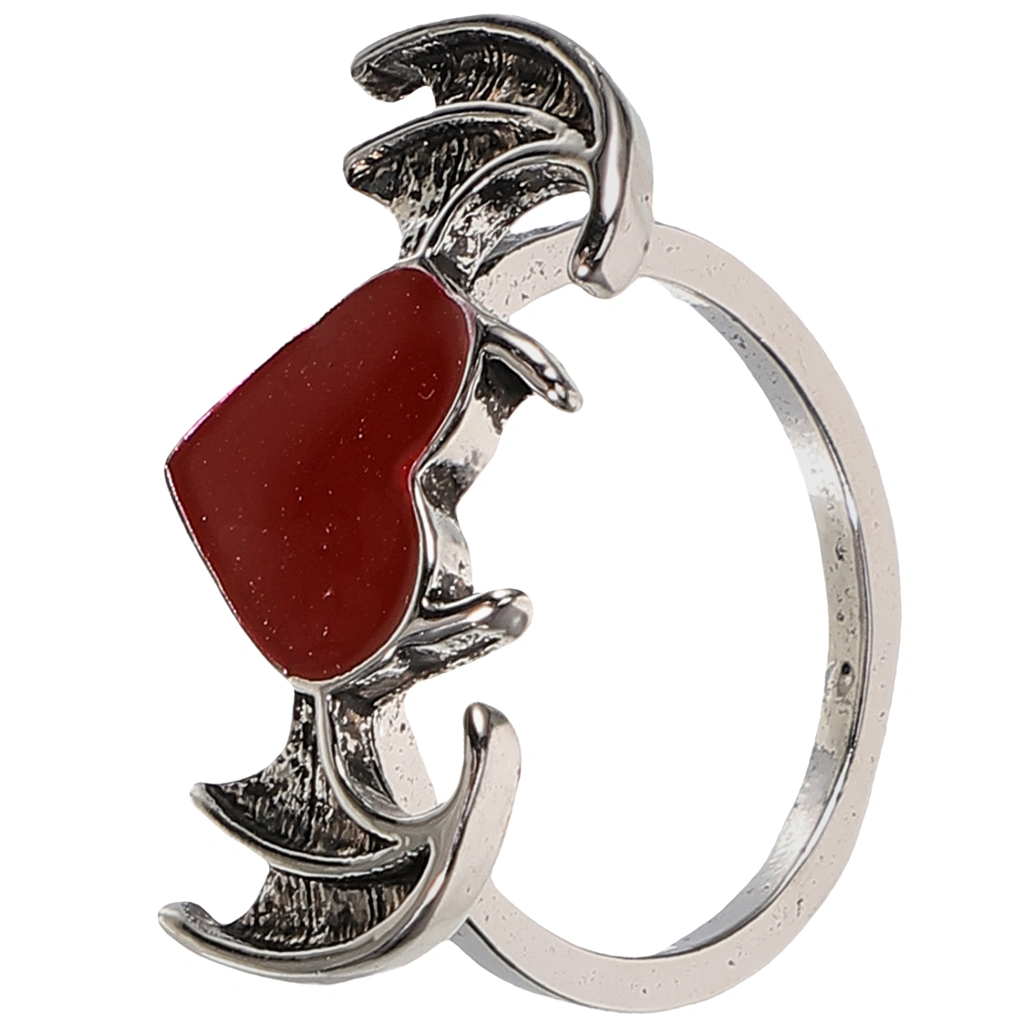 Heart Ring Fashionable Jewelry Aesthetic Ring Vintage Style Anniversary Gift