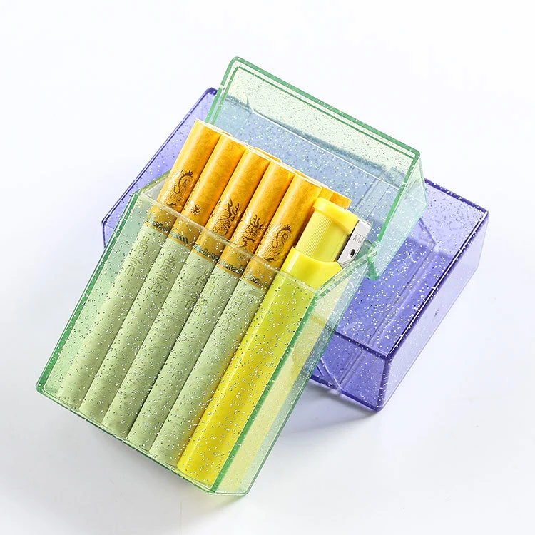 Plastic Cigarette Case Cigarette Storage Box Portable Cigarette Holder for Outdoor