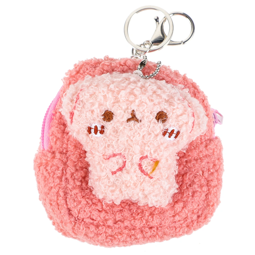 Plush Coin Purse Plush Cartoon Change Bag Coin Bag Zipper Purse Small Wallet