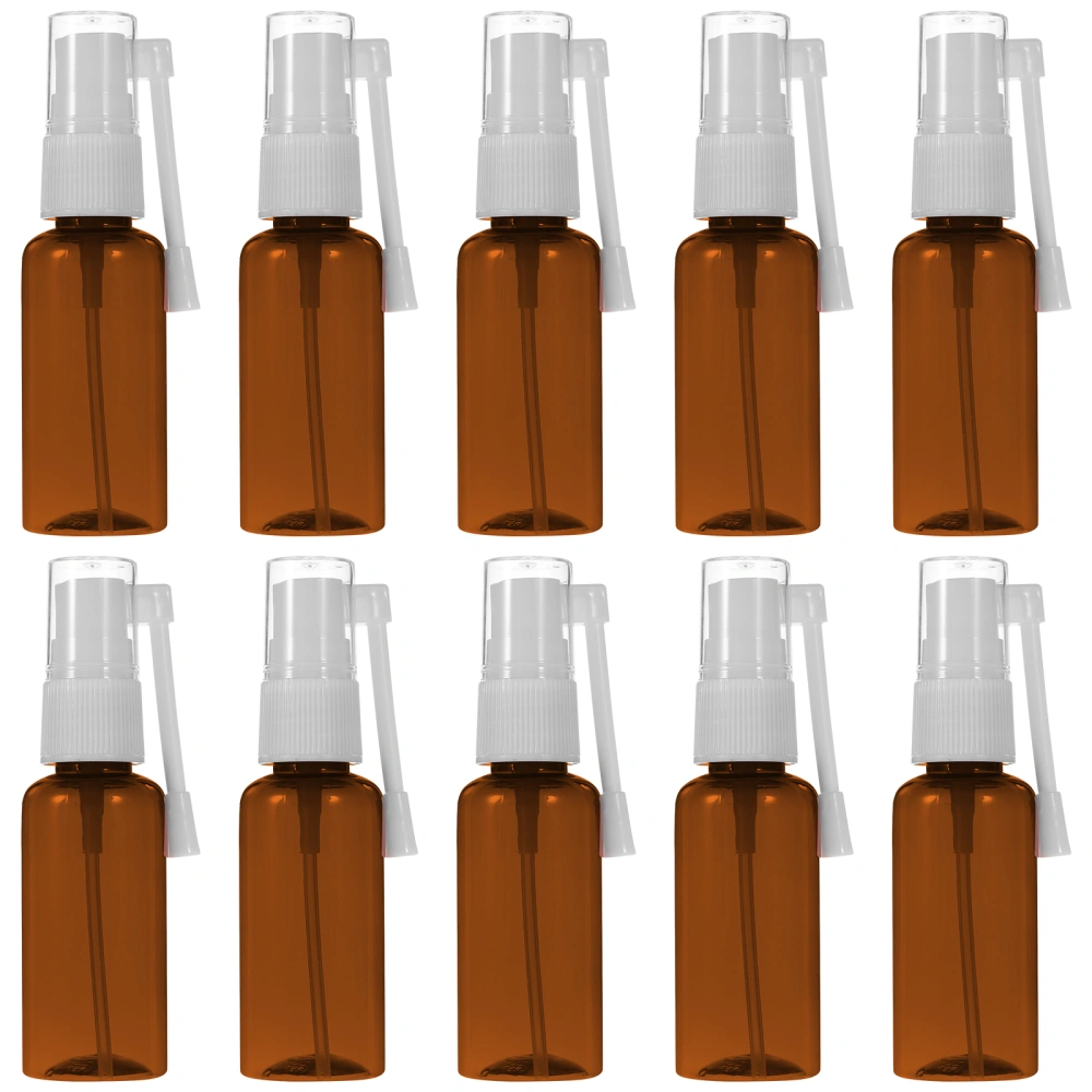 10pcs Nose Spray Bottles Nasal Sprayer Containers Nasal Spray Holders Travel Sub Bottles