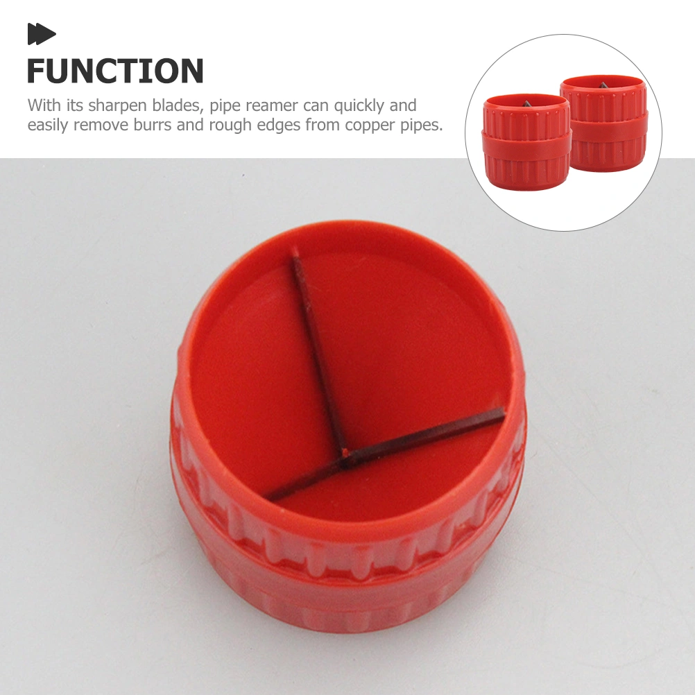 2pcs Inner Outer Reamer Copper Pipe Reamer Deburring Tool Portable Pipe Reamer Tools