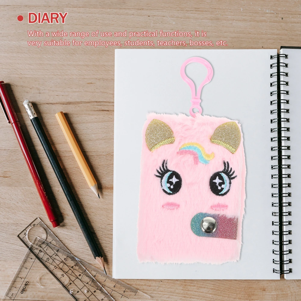 Diary School Hanging Notebook Fluffy Notebook Adorable Hanging Diary Notebook