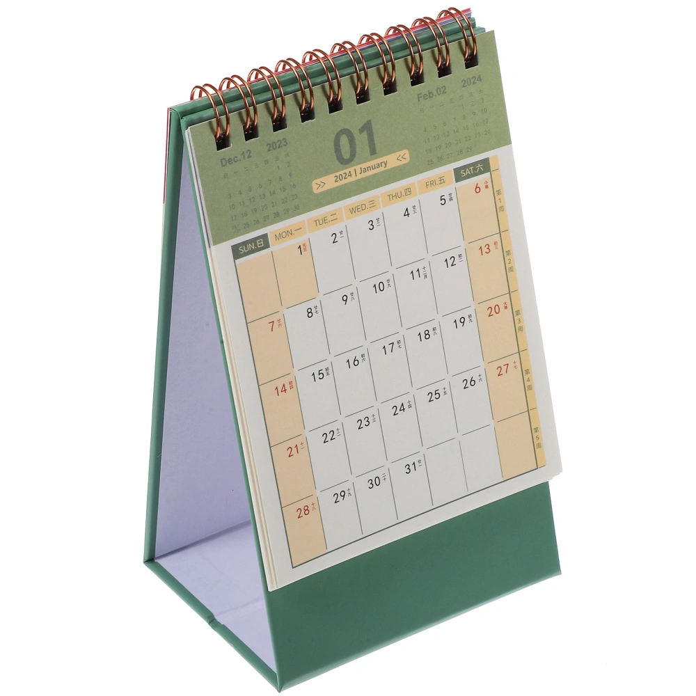 Desktop Month Calendar Office Standing Calendar Household Table Calendar Home Accessory