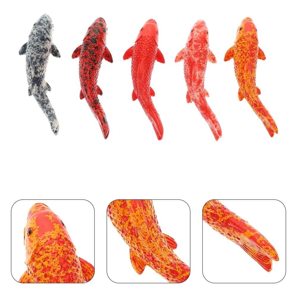 20Pcs Small Fish Statue Simulated Fish Craft DIY Fish Tank Fake Fish Decoration Aquarium Fake Fish