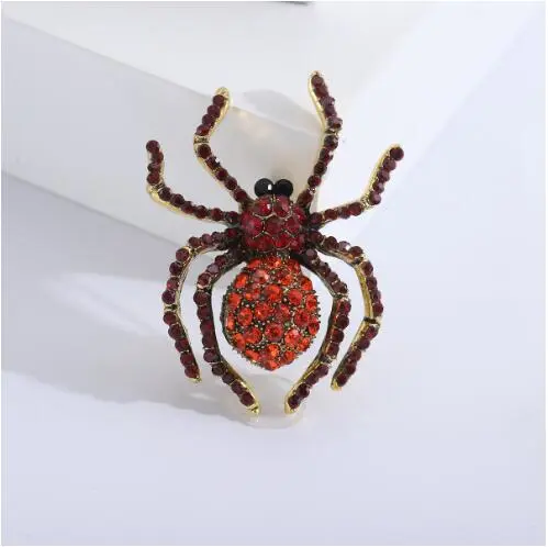 Halloween Spider Brooch Spider Pin Brooch Vintage Breastpin Clothing Decoration