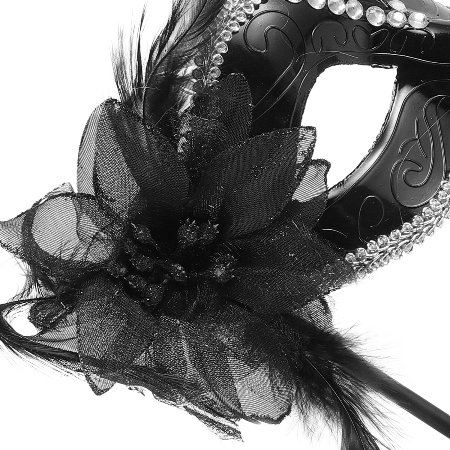 Handheld Masquerade Mask Prom Ball Mask Party Mask Prop Costume Supply for Women Girls