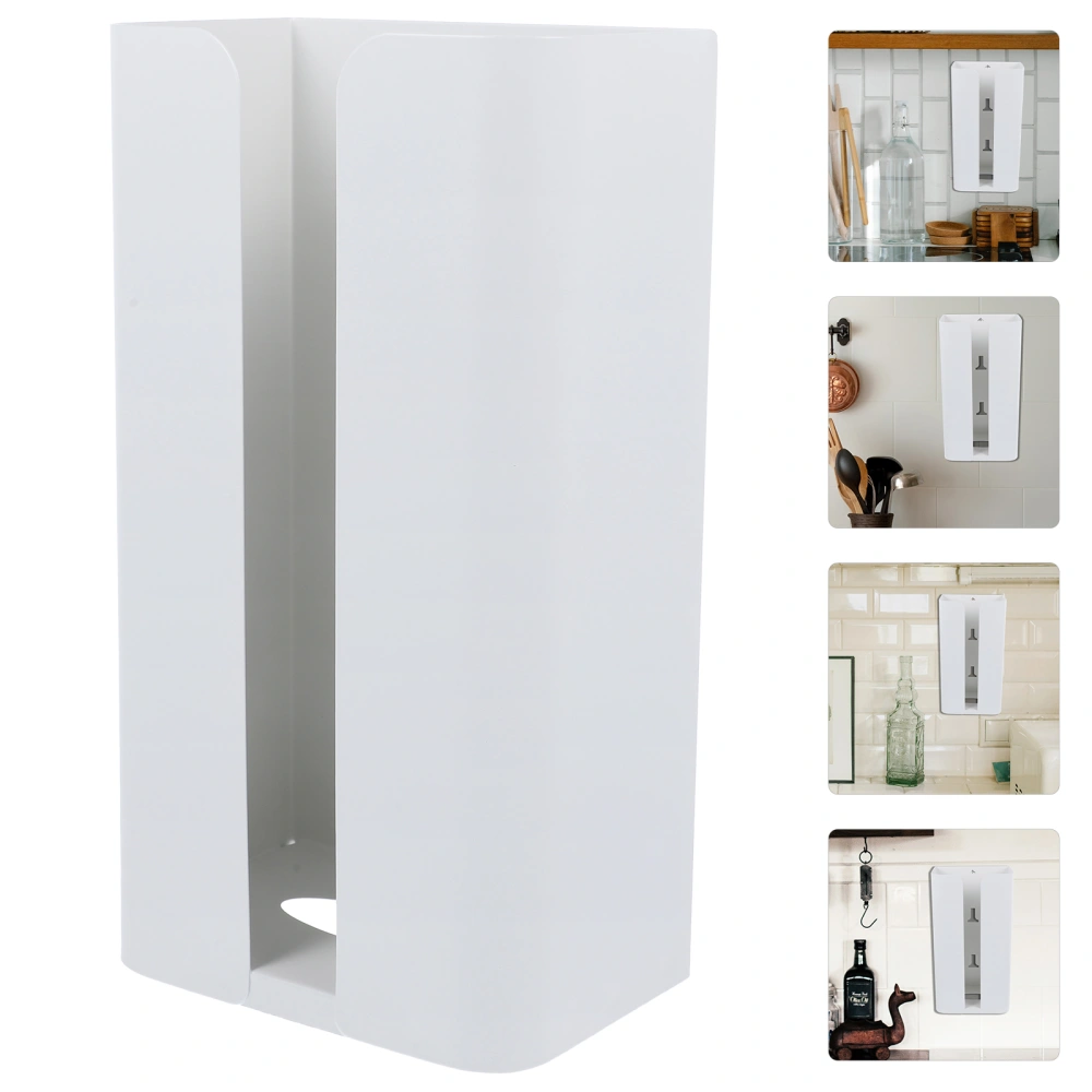 Wall Mounted Tissue Box Wall Tissue Dispenser Vertical Style Wall Garbage Bag Storage Box