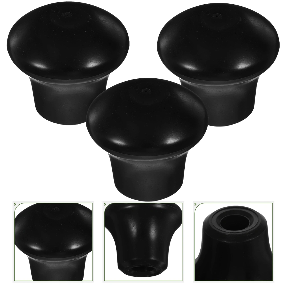 3pcs Drum Pads Drum Stand Rubber Feet Snare Rack Pads Legs Percussion Instrument Parts