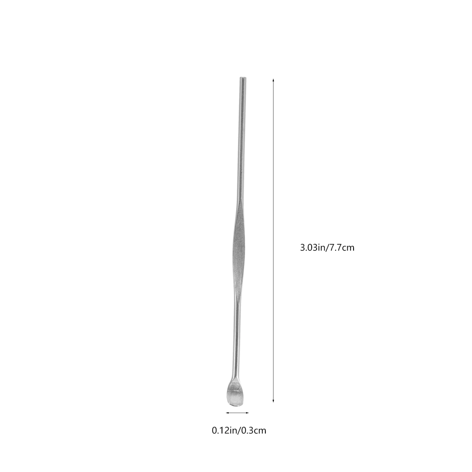 1 Set of Earwax Picking Spoons Portable Stainless Steel Ear Pickers Comfortable Earwax Cleaning Spoons