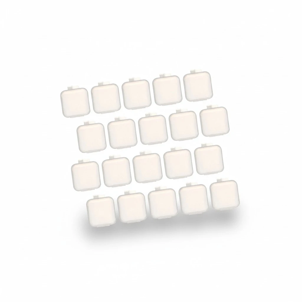 30Pcs Mini Storage Box Jewelry Storage Cases Mini Pills Organizing Boxes Mini Plastic Boxes