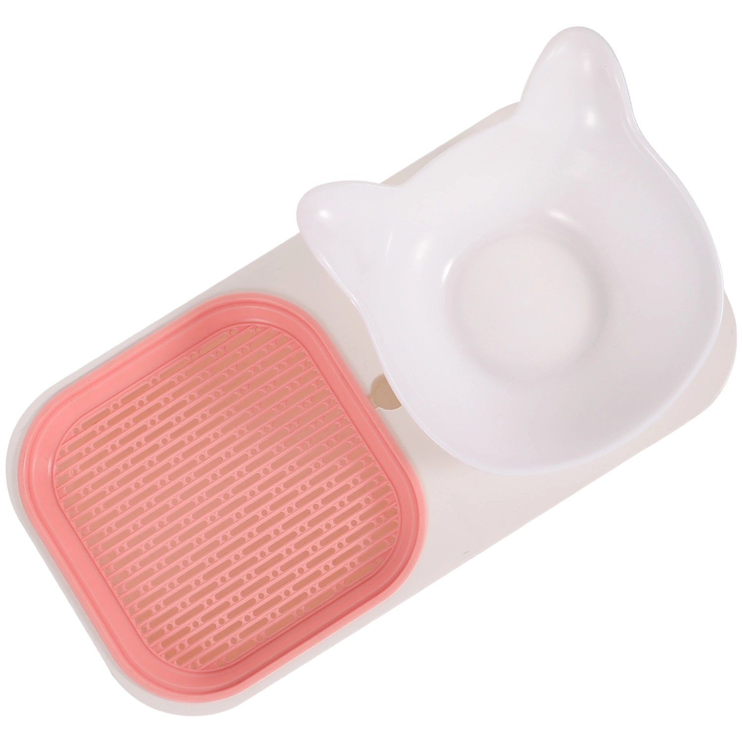 Multi-functional Cat Food Serving Bowl Cat Food Plant Basket Automatic Pet Cat Feeder