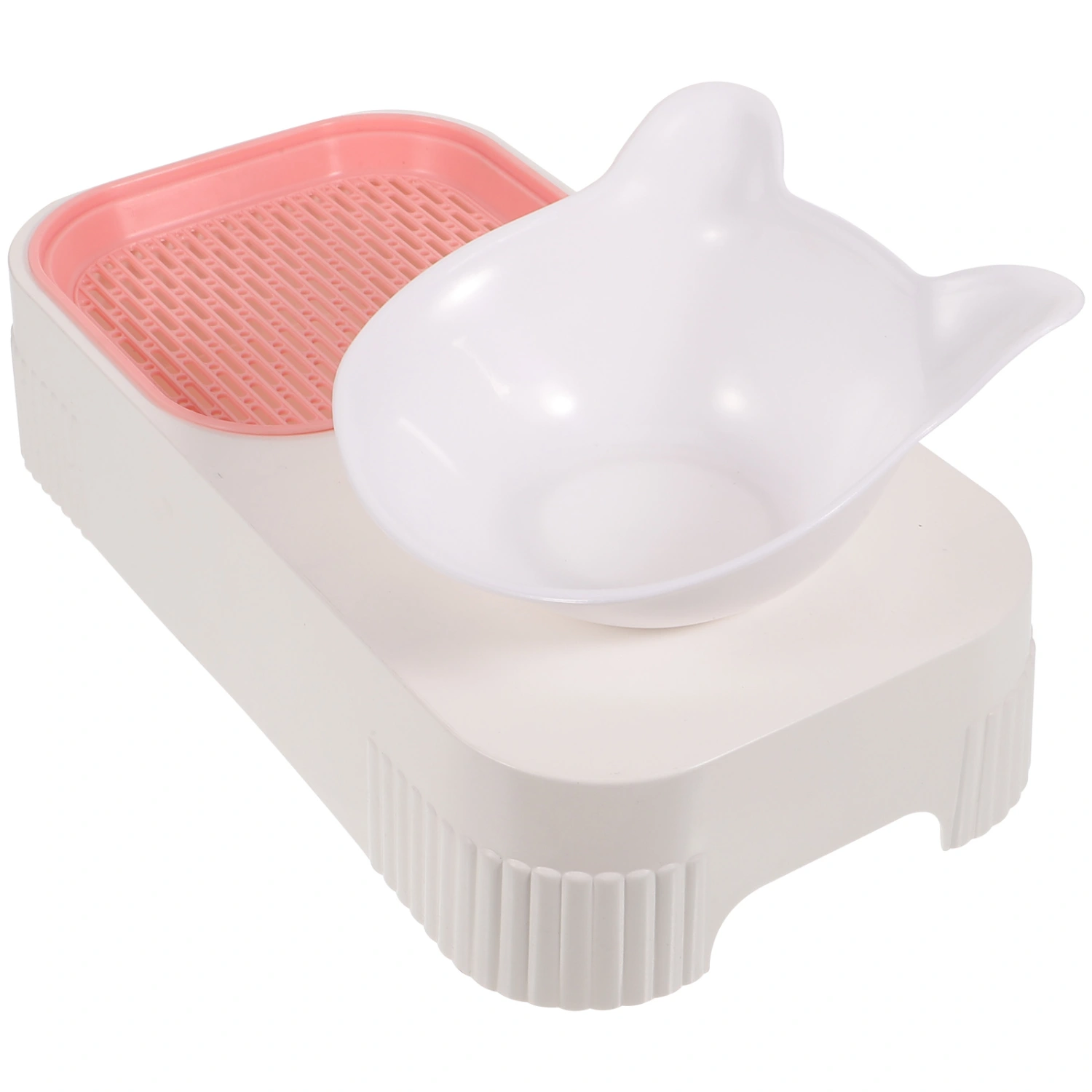 Multi-functional Cat Food Serving Bowl Cat Food Plant Basket Automatic Pet Cat Feeder
