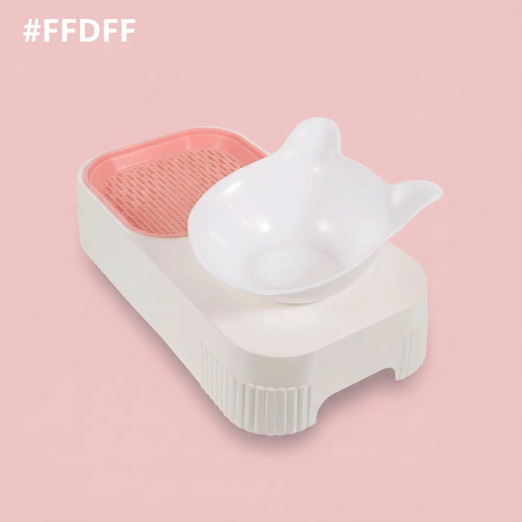 Multi-functional Cat Food Serving Bowl Cat Food Plant Basket Automatic Pet Cat Feeder