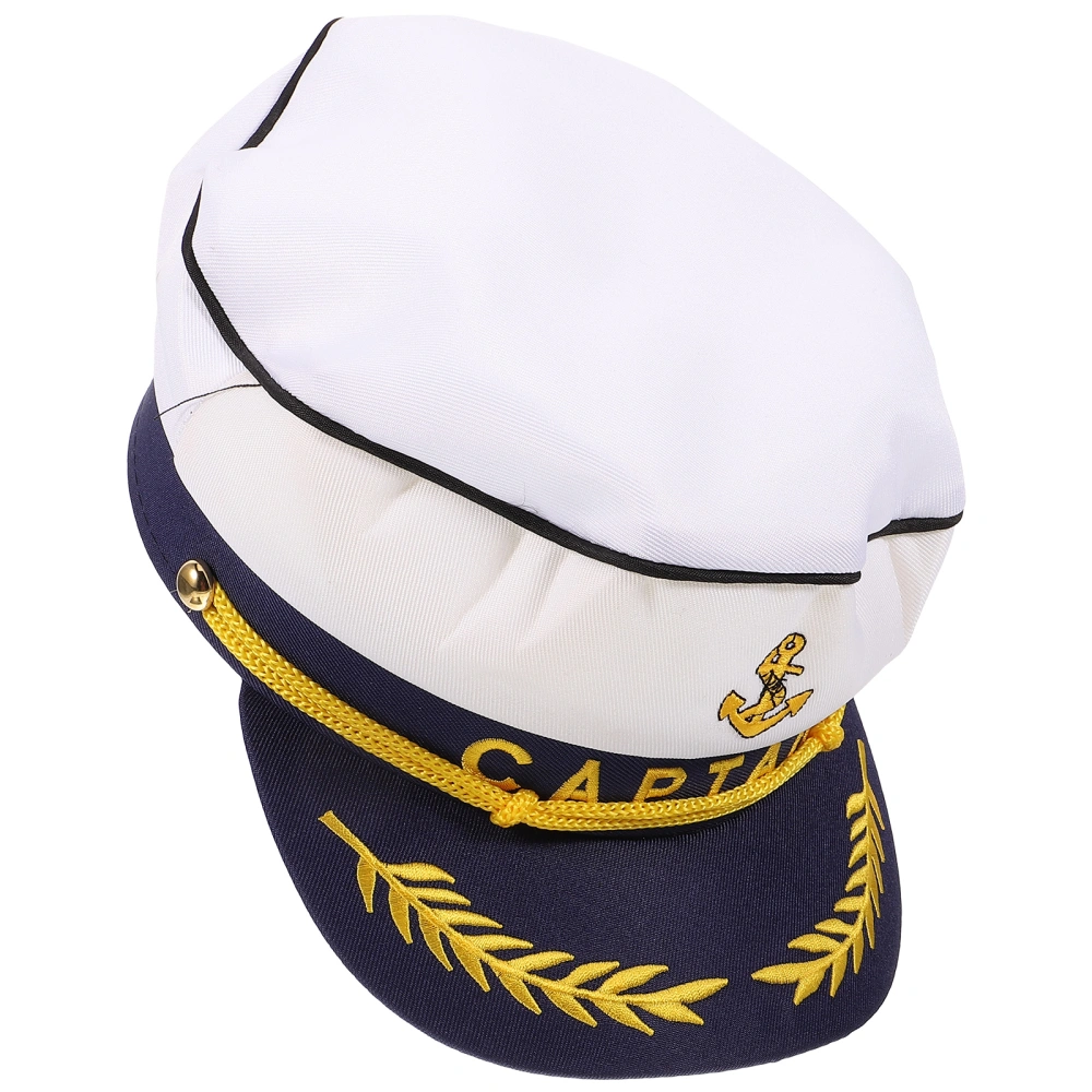 Cosplay Captain Hat Adult Captain Hat Captain Sailor Hat Decorative Captain Hat