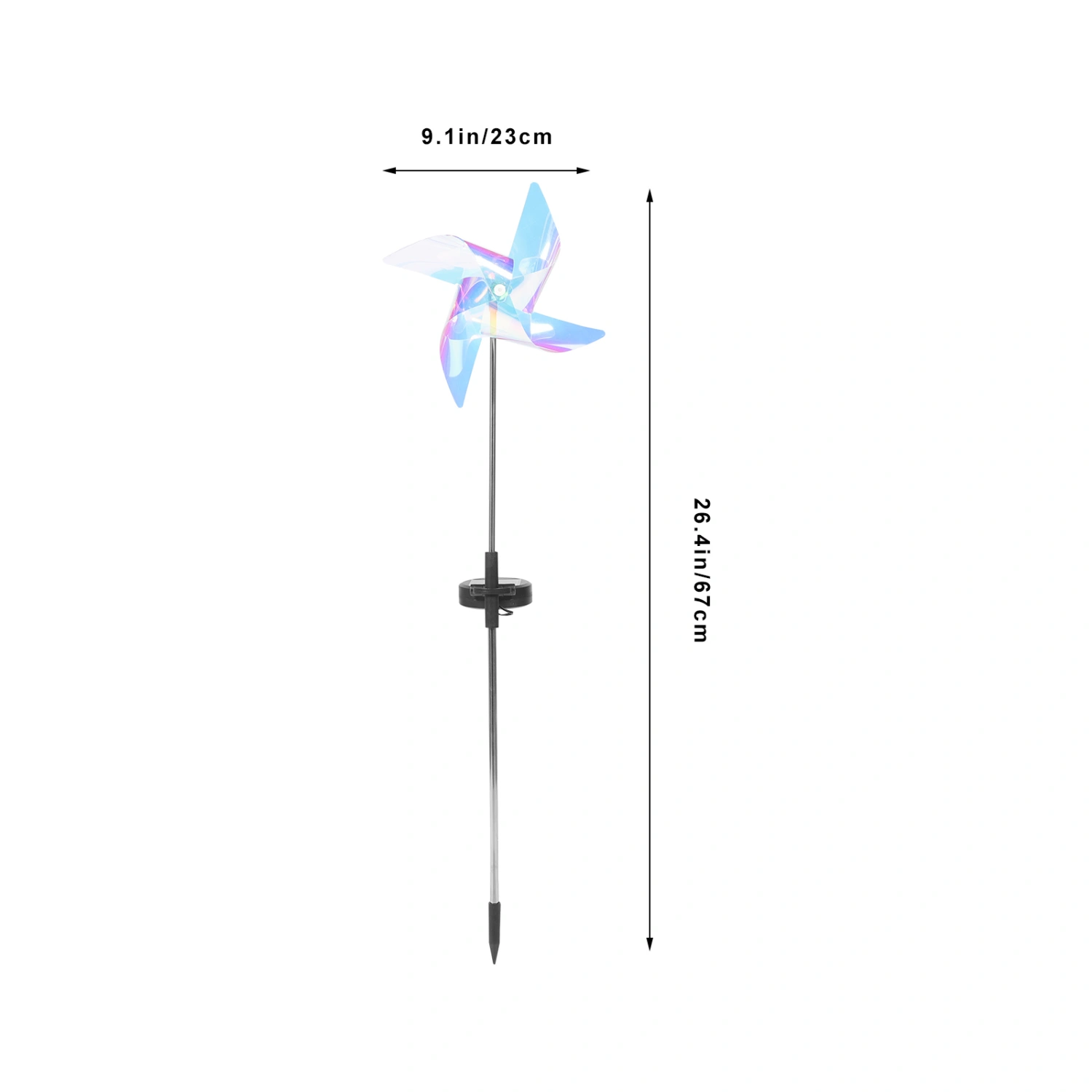 Solar Outdoor Garden Pinwheel Light Garden Pinwheel Solar Light Garden Solar Decoration