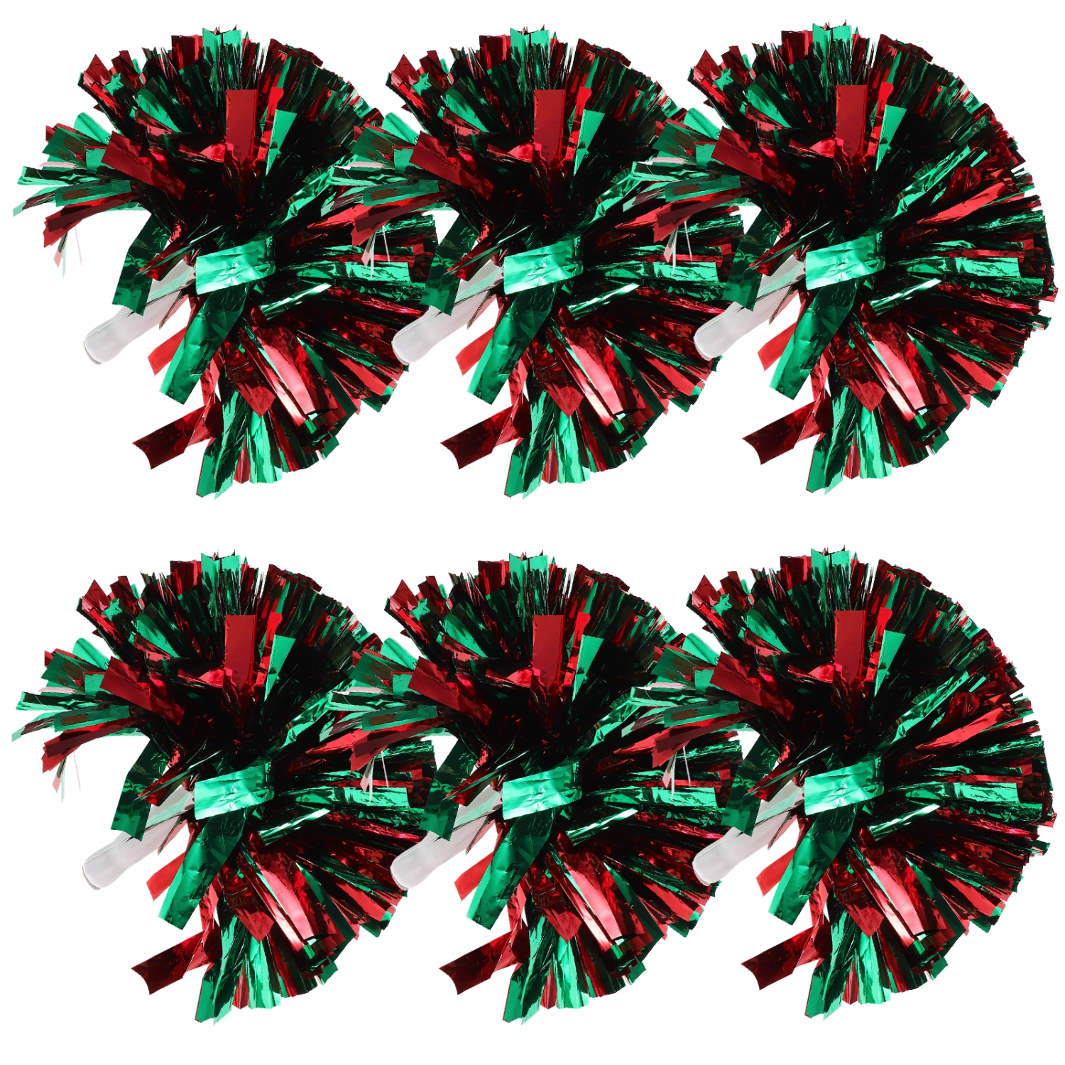 6pcs Cheerleader Pom Poms Delicate Cheerleader Props Reusable Cheerleader Pompoms
