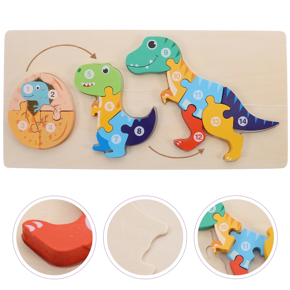 Children Enlightenment Wooden Puzzle Preschool Animal Puzzle Kindergarten Gift