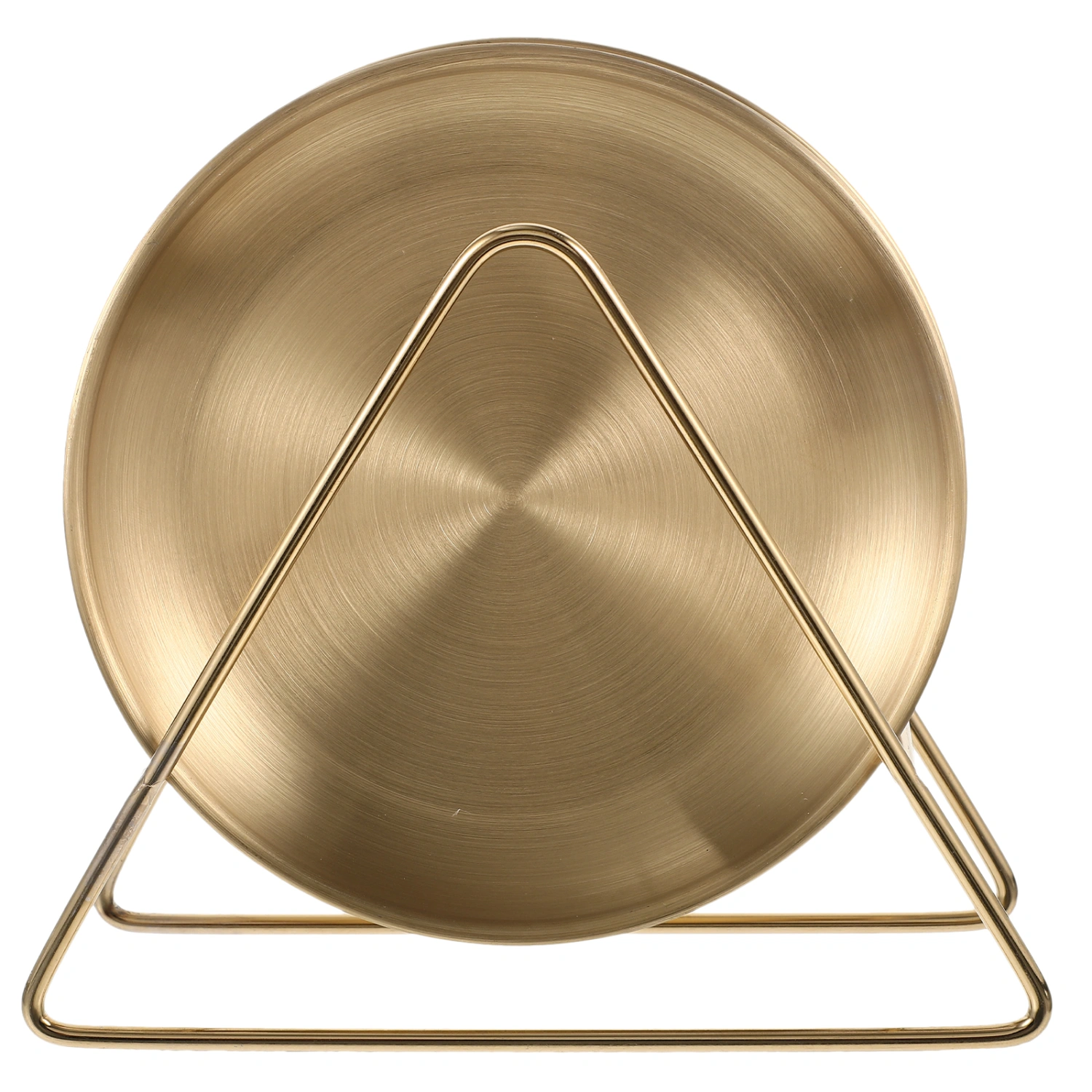 1 Set Stainless Steel Plates with Rack Round Serving Plate Pizza Tray Appetizer Storage Plate Salad Serving Tray