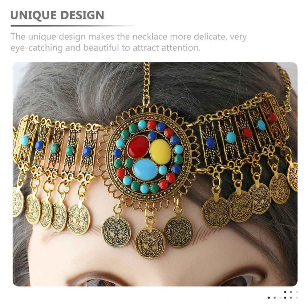 Bohemian Head Chain Bohemian Headpiece Bohemian Necklace Women Vintage Necklace