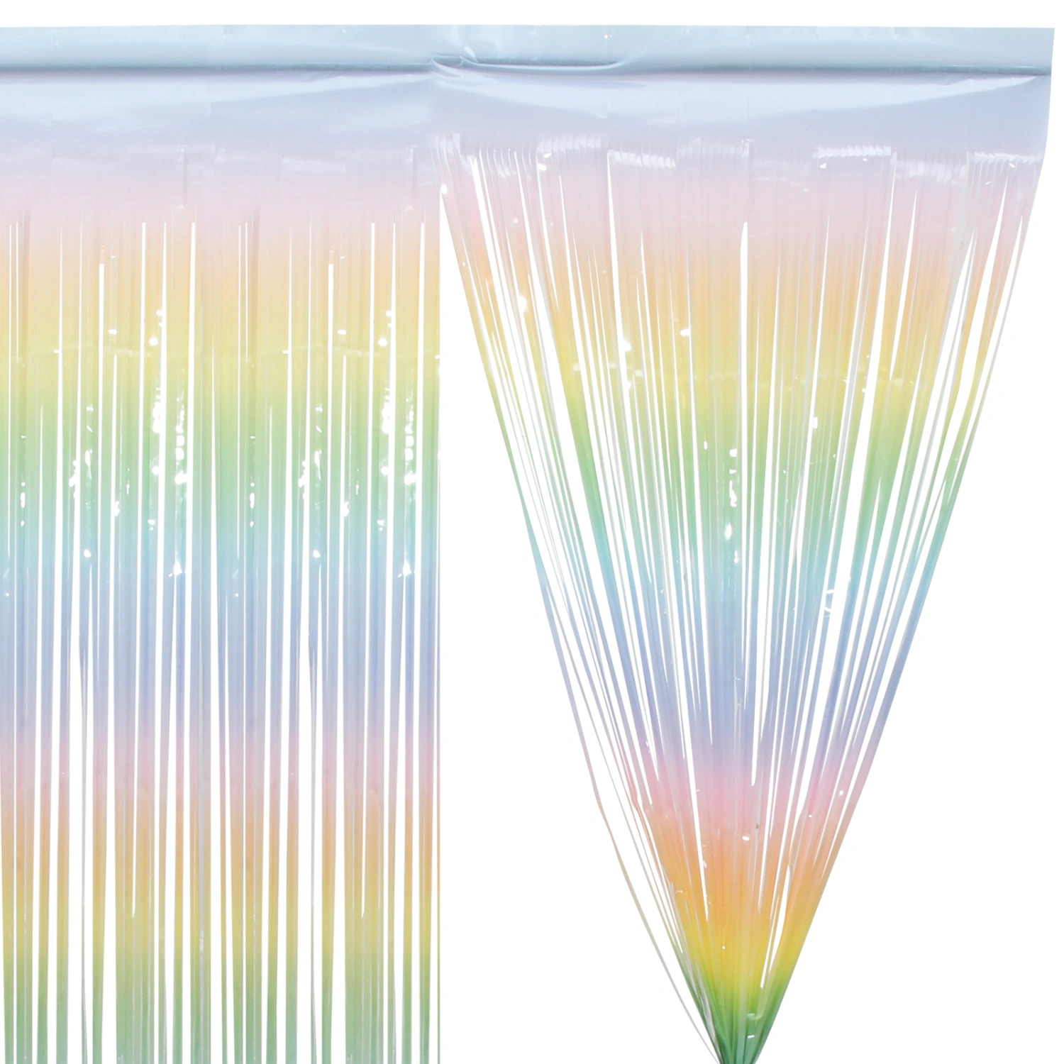 2pcs Fringe Curtain Backdrop Tinsel Curtain Backdrop Decor for New Year Birthday