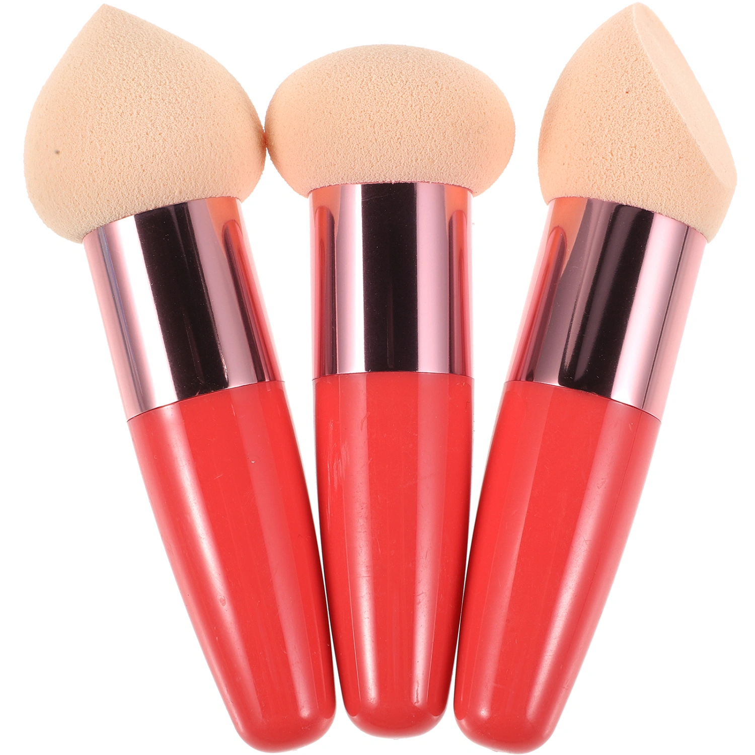3Pcs Makeup Sponge Pens Portable Makeup Beauty Pens Makeup Cosmetic Accessories