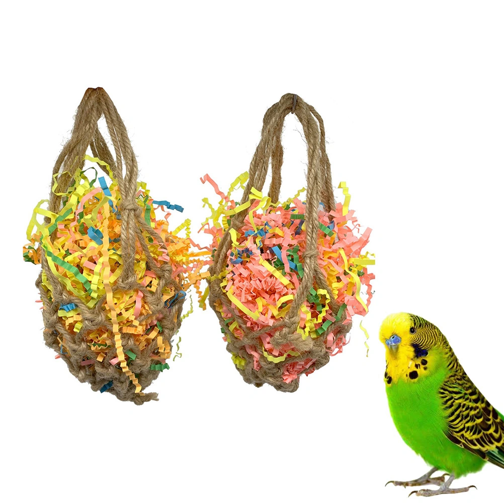 Bird Toy Parrot Chewing Toy Bird Chewable Toy Bird Foraging Toy Parakeets Plaything