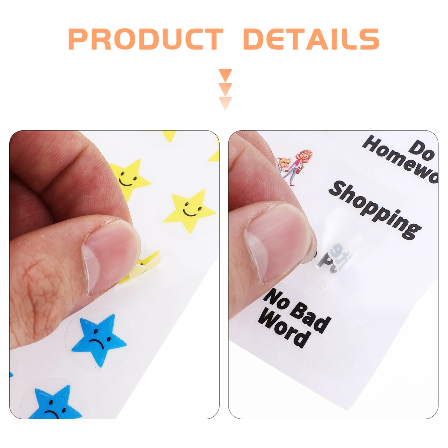 1 Set of Household Behavior Chart Magnetic Chore Chart Convenient Chore Reward Chart