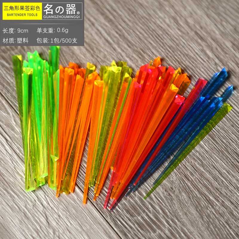 500pcs Plastic Fruit Forks Mini Cake Forks Tasting Appetizer Forks Picks Small Dessert Food Picks