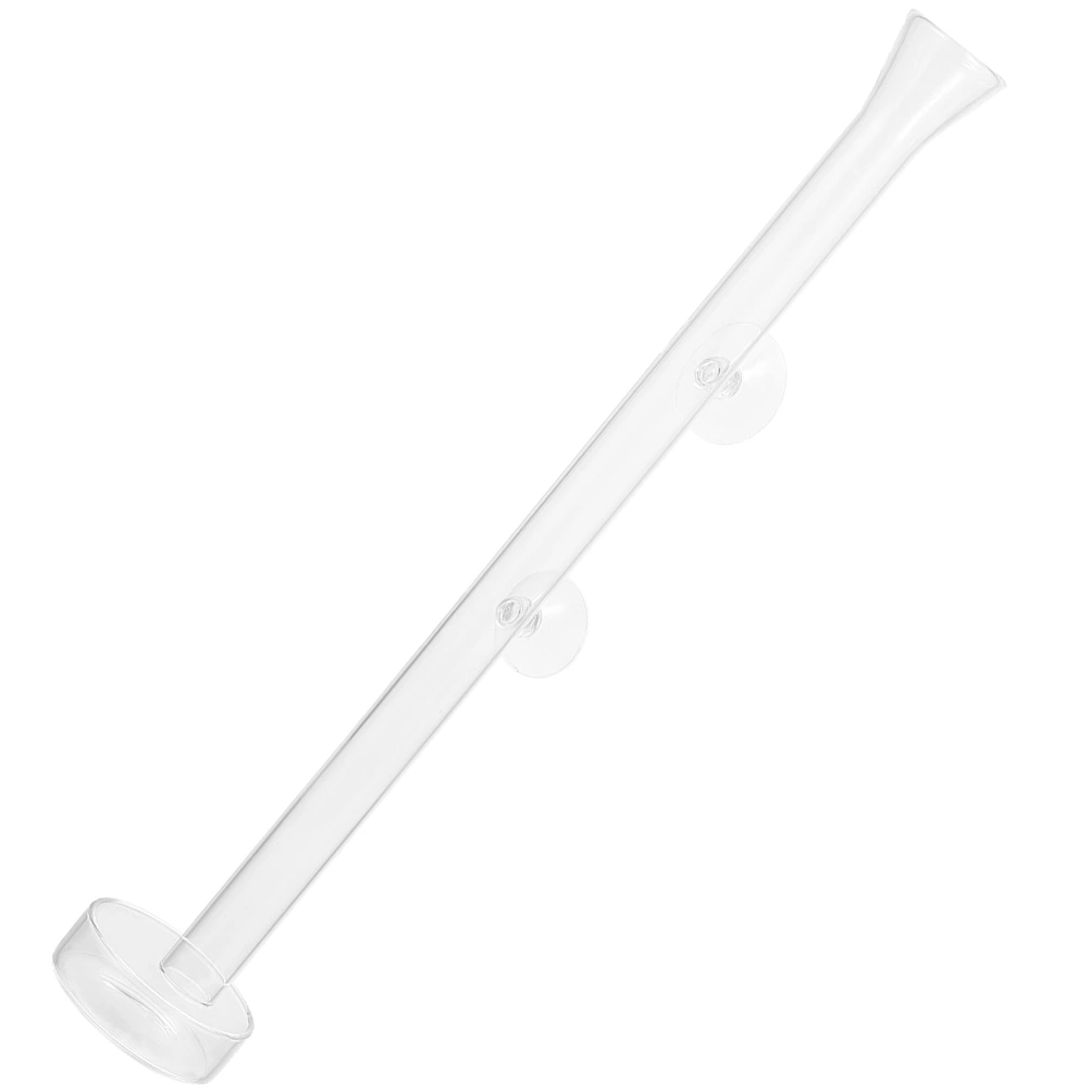 1 Set of Transparent Aquarium Fish Feeding Tube And Tray Shrimp Feeding Kit Convenient Fish Feeder Tool