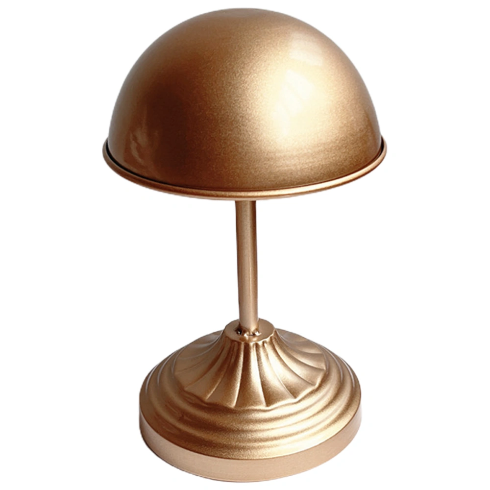 Metal Hat Stand Desk Lamp Shape Caps Displaying Rack Desktop Hat Wig Display Holder