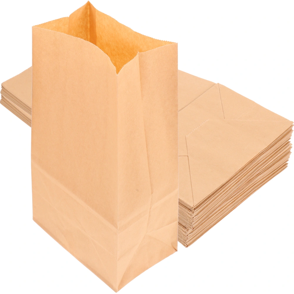 20pcs Washable Kraft Paper Bags Washable Paper Bags Reusable Grocery Bags