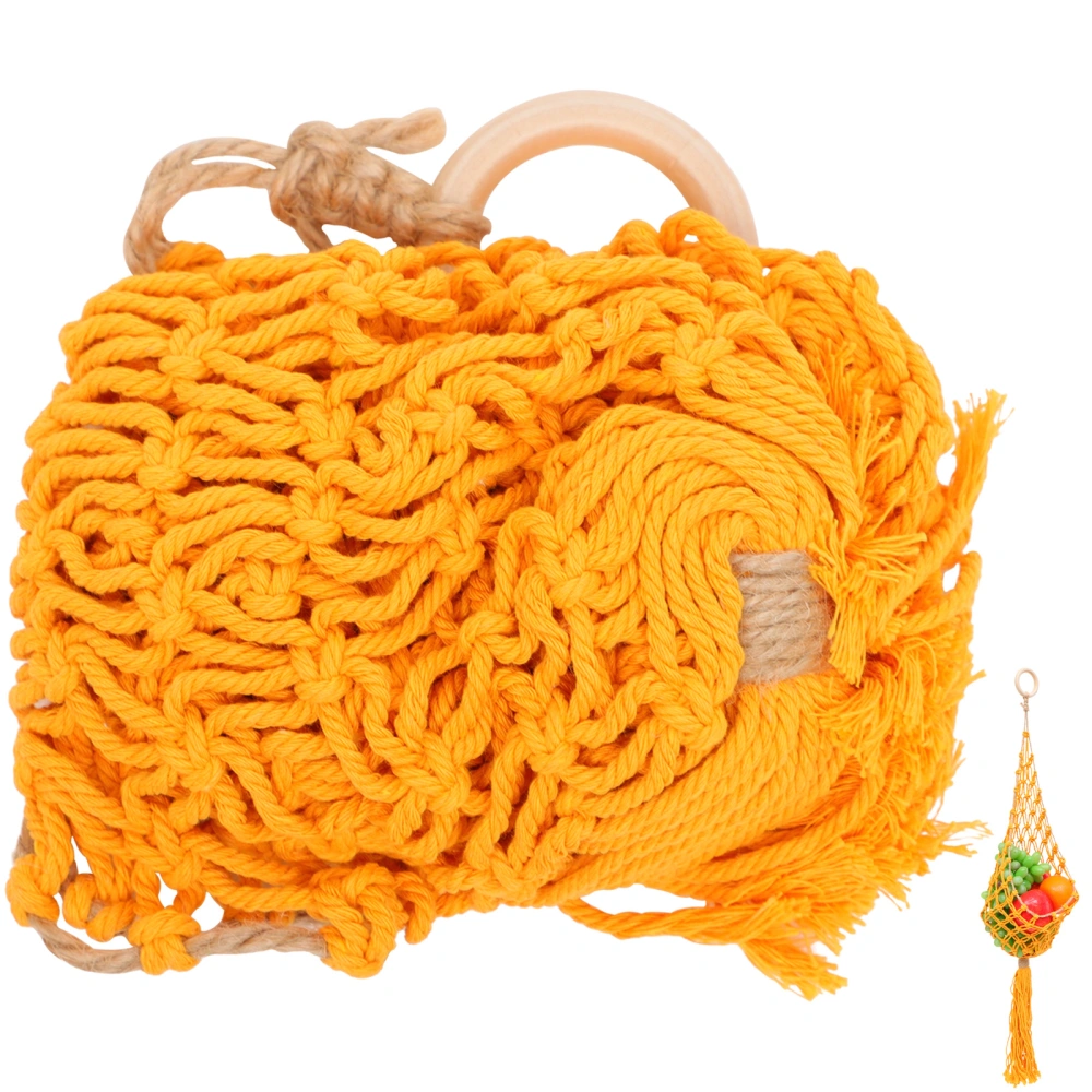 Macrame Fruit Hanging Bag Macrame Fruit Basket Macrame Fruit Holder Macrame Hanging Basket