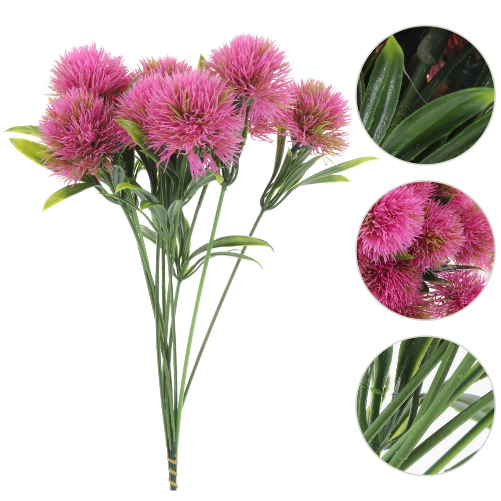 10Pcs Artificial Dandelion Flowers Plastic Flower for Wedding Decor Decorative Faux Dandelion Decors