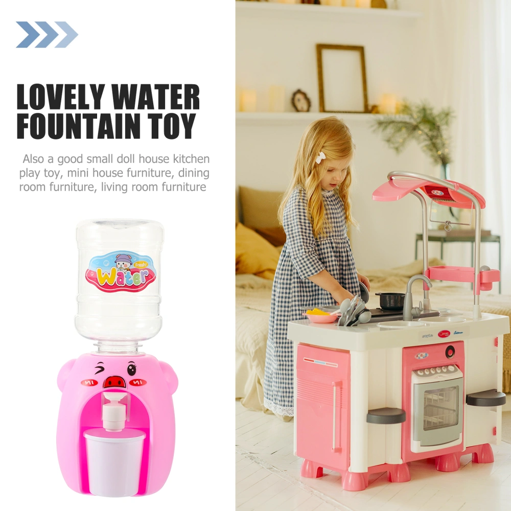 Mini Water Dispenser Kids Cartoon Water Machine Kids Drinking Water Fountains Toy