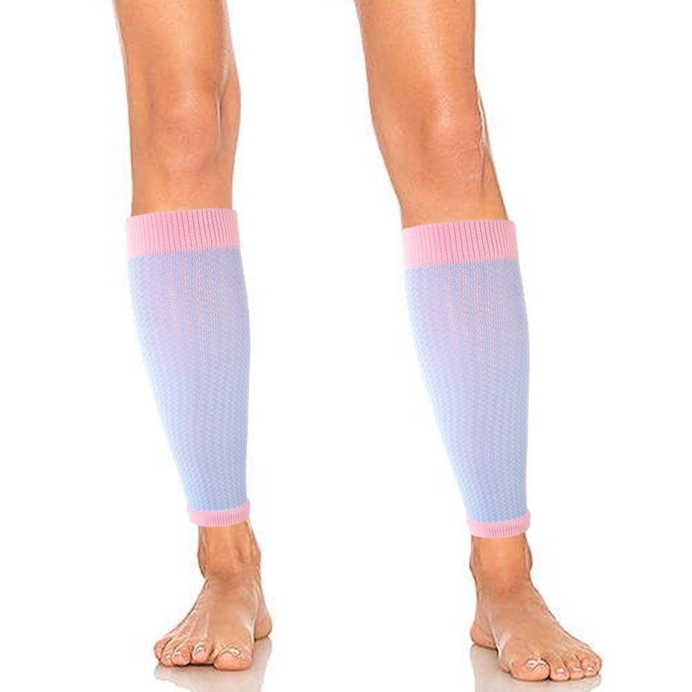 1 Pair of Elastic Calf Socks Sports Compression Yoga Leg Sleeves Breathable Calf Socks Running Calf Sleeves