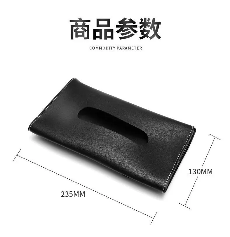 Car Tissue Box Sun Visor Napkins Holder Tissue Case Holder Car Visor Mask Holder