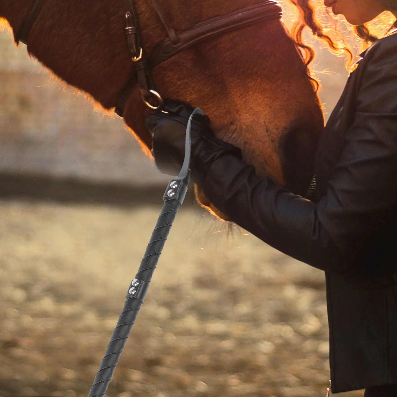Riding Whip Handled Horse Whip Crop Professional Horse Whip Thick Riding Horsewhip