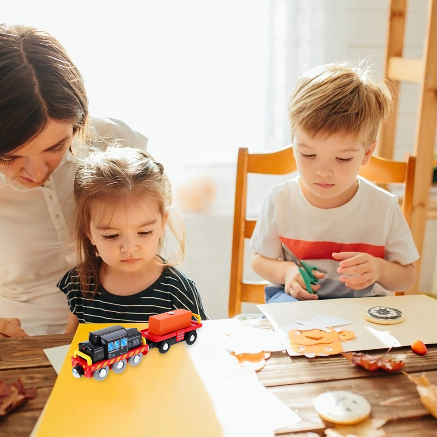 1 Set Kids Train Toy Miniature Train Plaything Truck Model Educational Train Toy Funny Train Toy