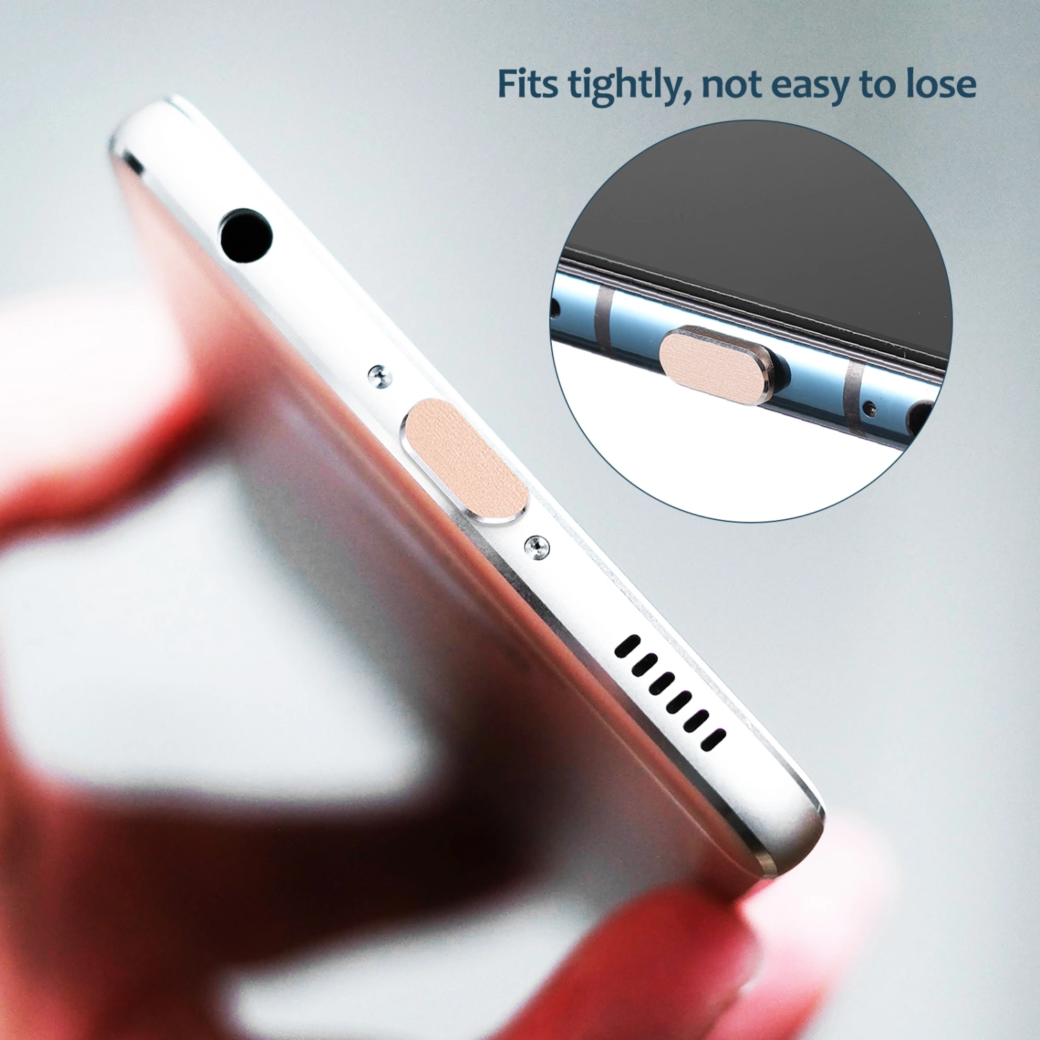8 Pcs USB C Dust Plugs Type C Dust Covers Phone Port Caps Protectors Compatible with Most Type C Cell Phones