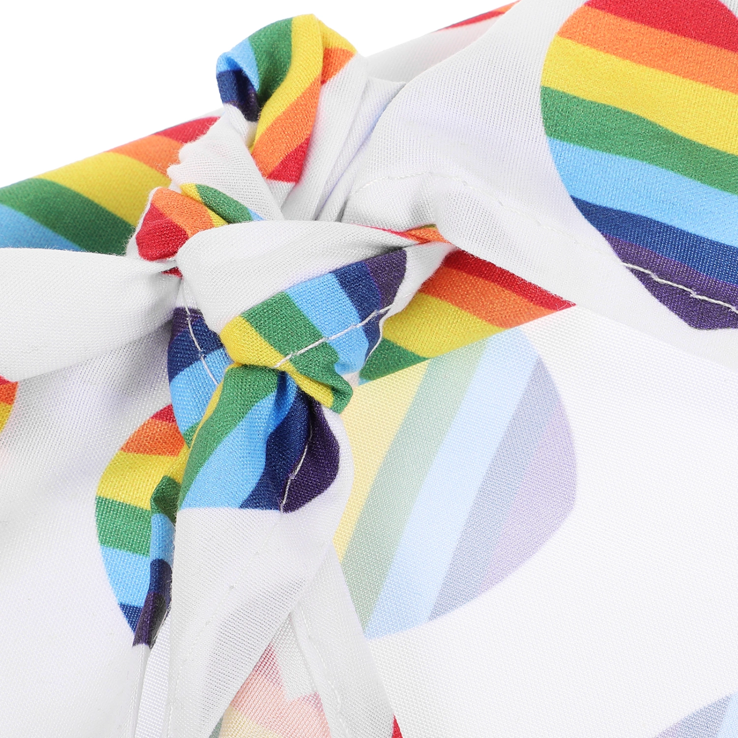Dog Rainbow Bandana Soft Triangle Cat Scarf  Washable Bandana for Dog Puppy Scarf