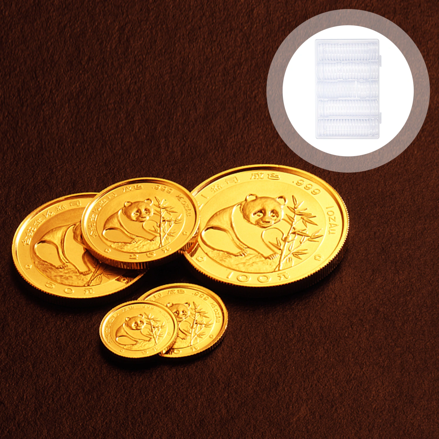1 Set of Coins Protective Box Coin Storage Box Coin Collections Boxes Coin Protection Box